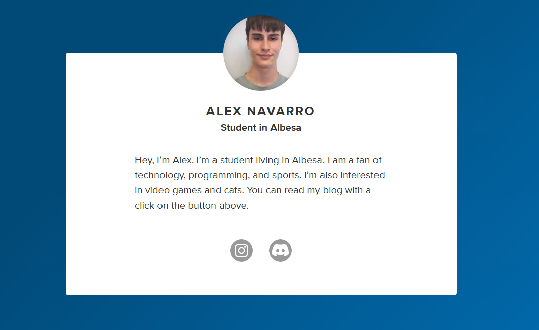 Foto de presentació d'Alex Navarro